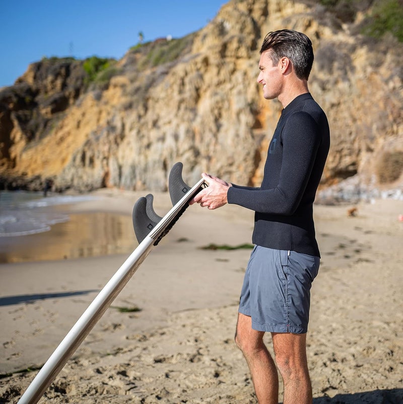 Surf Squared Honeycomb Fiberglass Performance Surf Fins – Fits Futures Single Tab - Ride as Twin, Thruster, or Quad – Durable, Lightweight & Versatile - Image 3